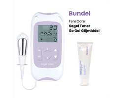 TensCare - Kegel Toner met Go gel bundel | Bekkenbodemtrainer | Ideaal voor Herstel na de Bevalling | 2 programma's | Pelvic Floor Trainer | Behandeling van Incontinentie | Bekkenbodem trainer | bekkenbodemtrainer apparaat | Postnataal herstel