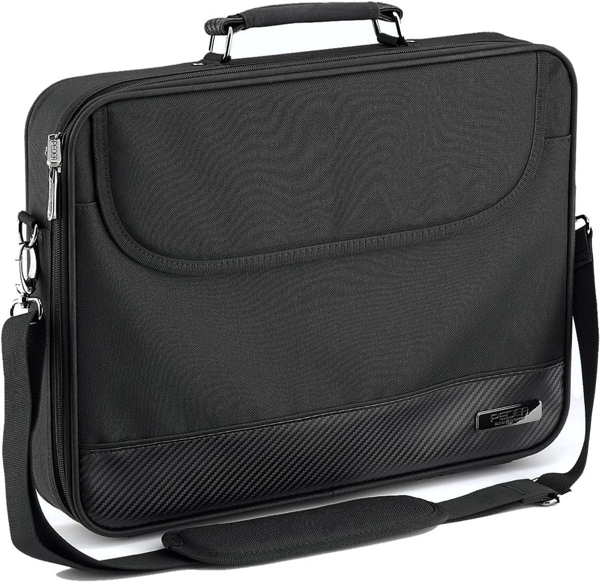 Laptoptas 17,3 inch Schoudertas voor Notebook tot 17.3 inch - Zwart
