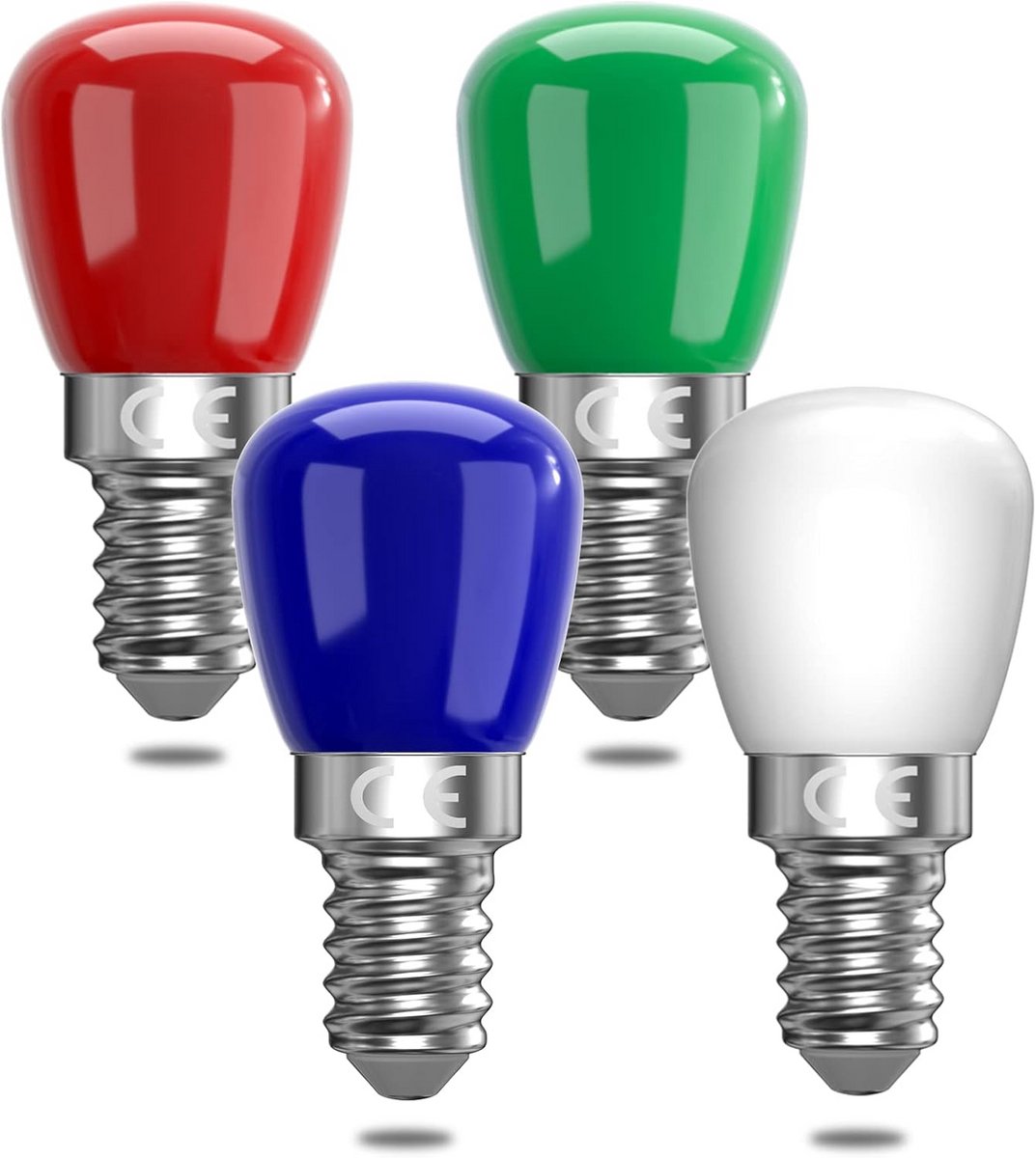 Kleurige LED Lamp E14 3W Rood Groen Blauw Geschikt voor Festivals en Sfeerlicht