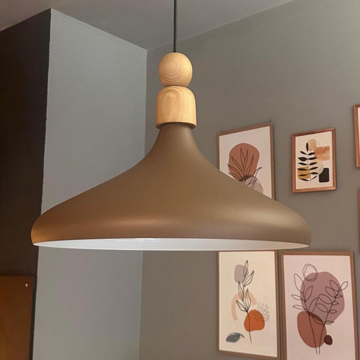 Bamyum Champion Hanglamp Industrieel Metaal Ø35 cm, Vintage Hanglamp, E27 Pendellamp