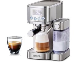 Professionele Espressomachine met Automatische Melkopschuimer en PID Temperatuurcontrole