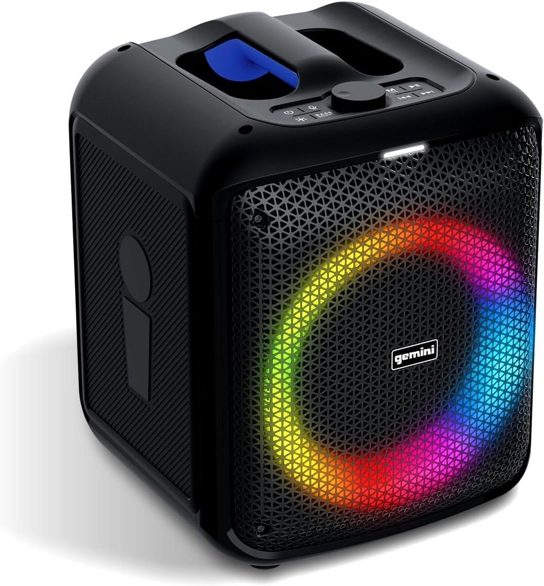 Draagbare Bluetooth Party Speaker met LED Lichteffecten en Draadloze Microfoon