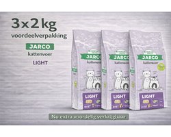 Jarco Premium Cat Vers Light - 3x 2kg Voordeelverpakking