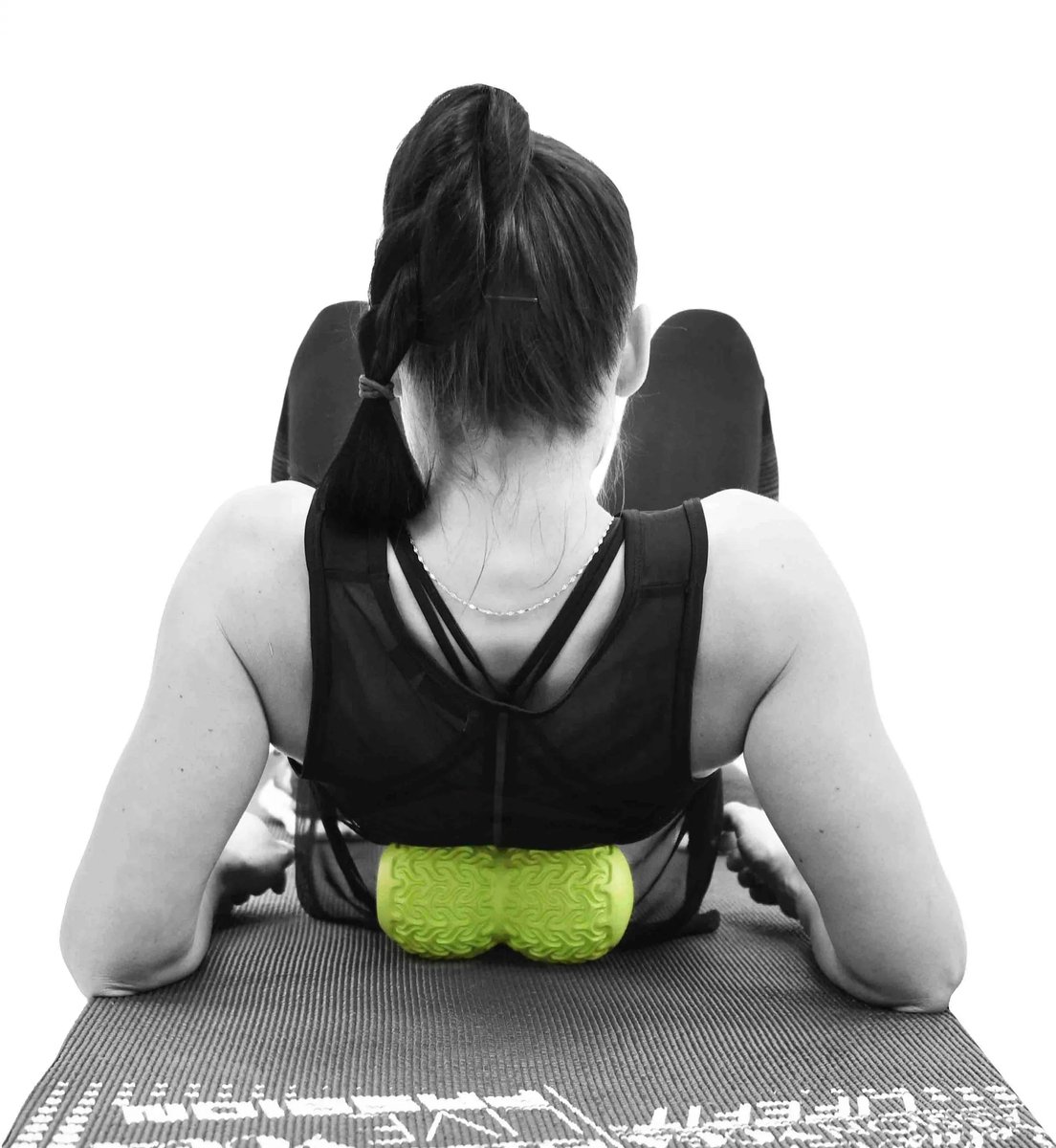 Massagebal Twinsoft Lifefit 18x10cm Groen - UNI