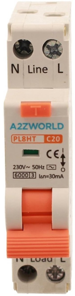 Differentieel Stroomonderbreker 1P+N 40A C-Karakteristiek 1 Module