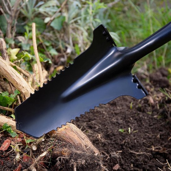 Stevige Wortelstekker met Zaag voor Tuin en Opgraven van Wortels tot 3 cm - Ergonomische D-Greephandvat van Merkloos	 — afbeelding 4