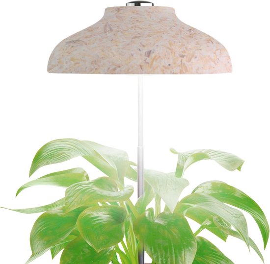 Indoor groeilamp voor planten, 6000 K volspectrum zwanenhals plantenlamp voor kleine planten om te zaaien, automatische timer