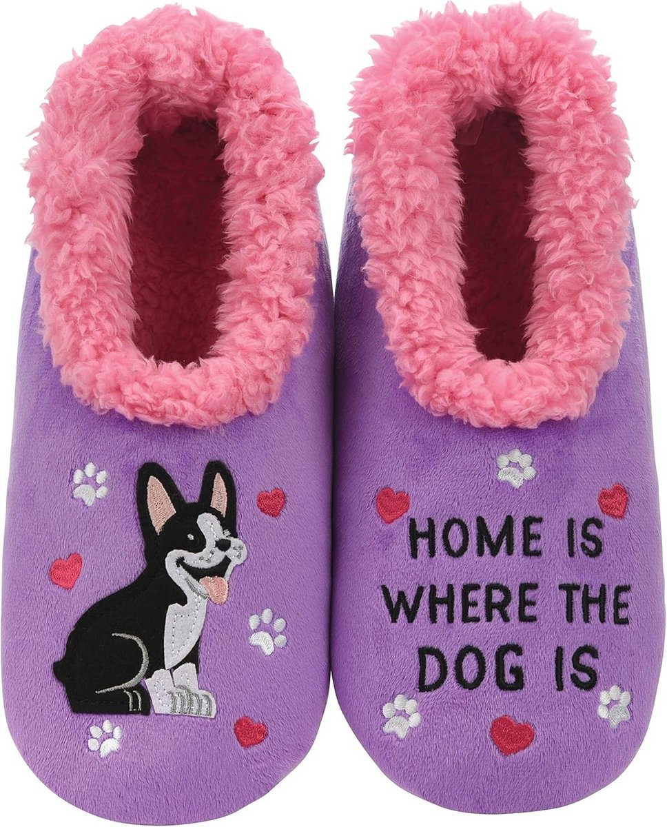 Warme Pantoffelsokken Dames met Antislipzool - Zachte Binnenkant en Fluffy Buitenkant