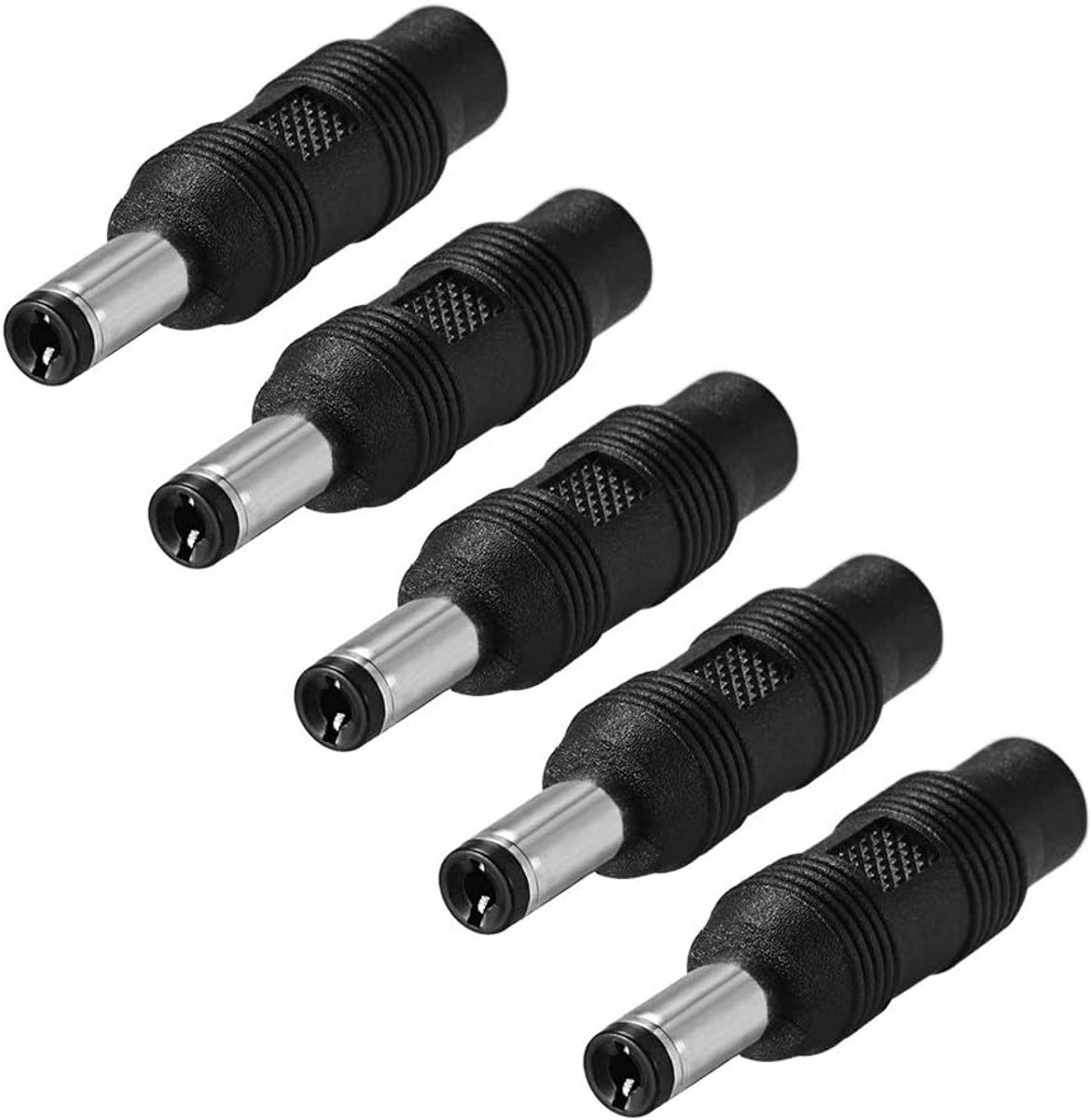 5 Stuks DC Adapter Stekker Converter 5.5mm naar 3.5mm voor Elektronica