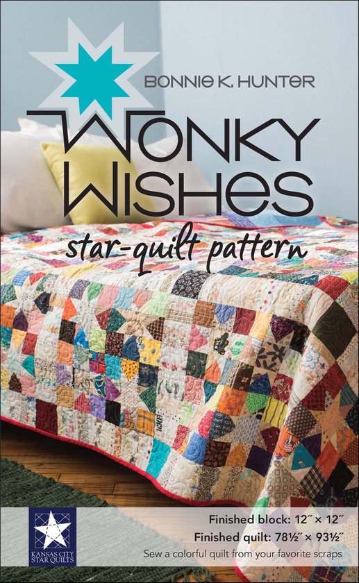 Wonky Wishes Star-Quilt Pattern - cover