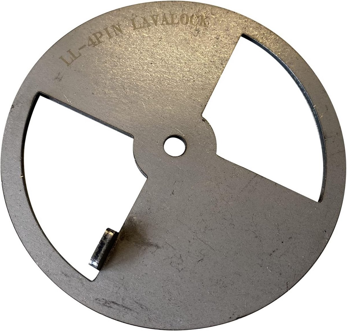 BBQ Air Demper Pinwheel 4" Diameter - Staal voor Roker en Grill