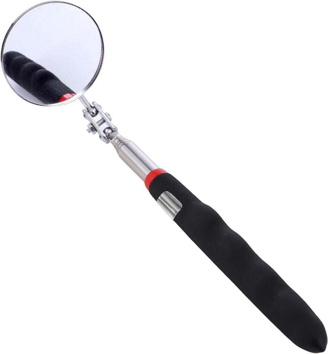 Telescopische inspectiespiegel voor autoreparatie en inspectie, verstelbare 360 graden draaiende spiegel, tot 73 cm