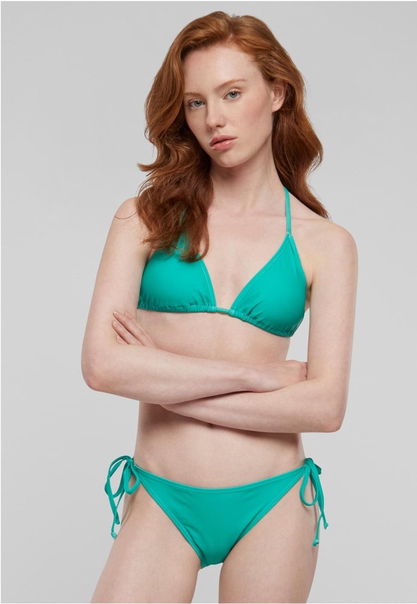 Urban Classics Recycled Triangle Bikini set L Groen