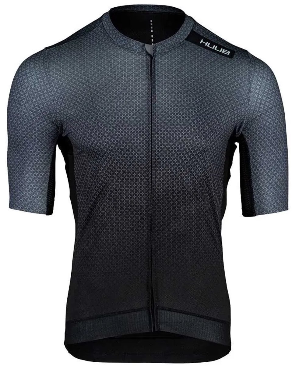 Huub Core 4 Korte Mouw Wielertrui Grijs S Man