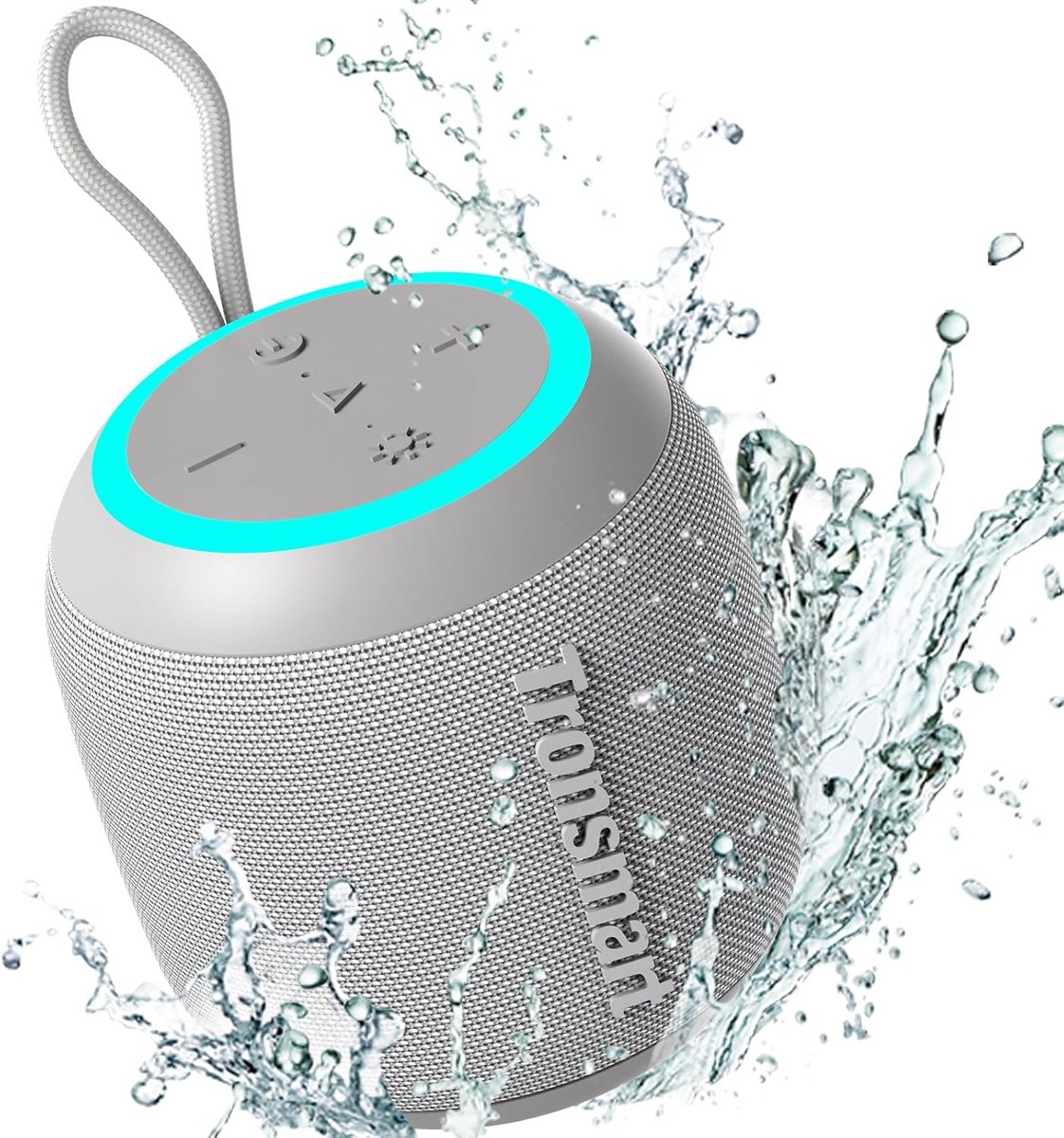 Draagbare mini-luidspreker met Bluetooth 5.3, 15W, 18 uur afspeeltijd, IPX7 waterdicht en 360 graden audio
