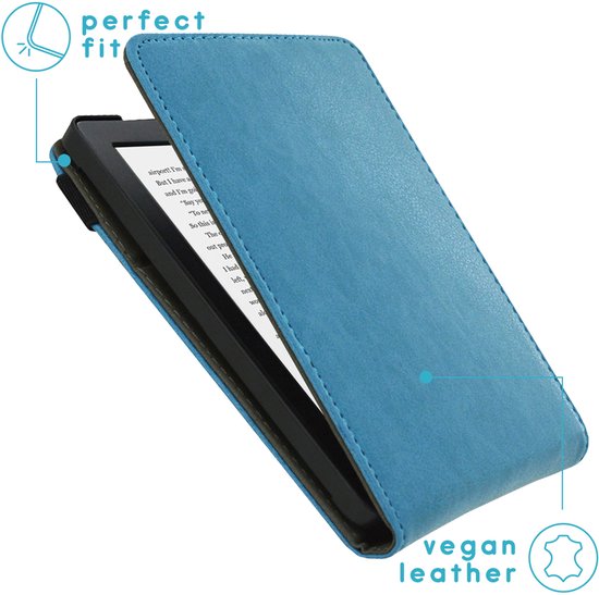 imoshion E-reader Hoesje - Geschikt voor Kobo Clara HD - Stand Flipcase - Lichtblauw van Merkloos — afbeelding 2