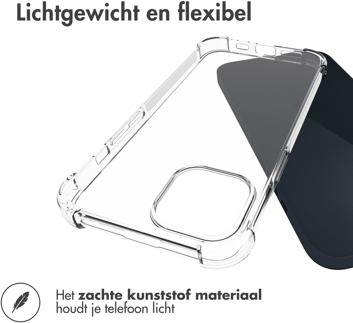 imoshion Hoesje - Geschikt voor Apple iPhone 15 - Shockproof Case - Transparant — cadeau in Cadeau-ideeën - foto 5