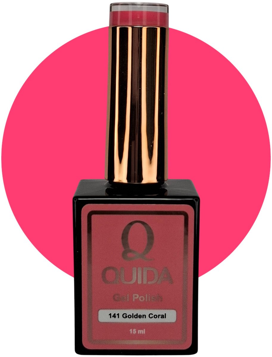 Quida Gelpolish #141 Golden Coral 15ml