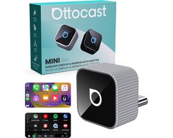 Draadloze CarPlay & Android Auto Adapter USB-C | Upgrade Bekabeld Systeem Zonder Kabels