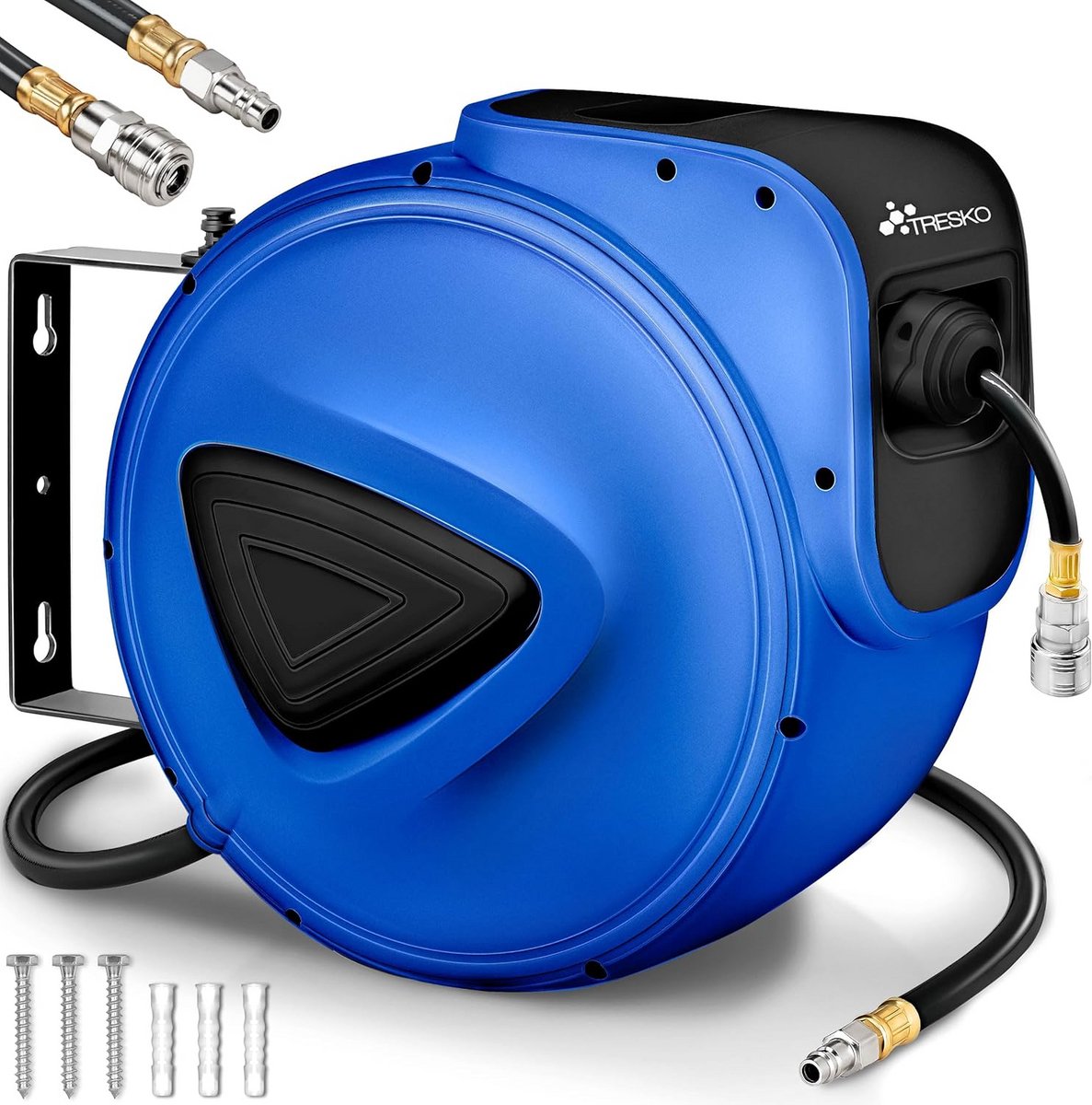 Automatische Persluchtslanghaspel 20 Meter - Wandgemonteerde Slangoprol voor Garage en Werkplaats