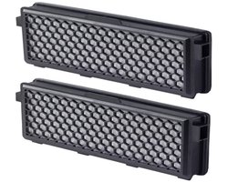 REWYTAZ - 2 STUKS voor Active Airclean Plus 50 filters voor Miele HEPA AirClean-filter SF-HA 50 S8340 vervangende stofzuigerfilter voor Miele Compact C1 C2 Complete C2 C3 Geschikt