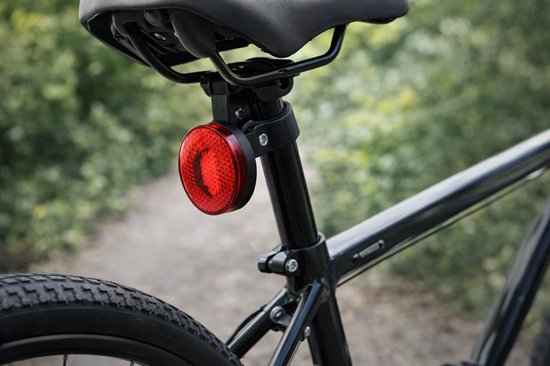 AirTag Fietshouder met Reflector - Verborgen Tracker - Anti Diefstal - Zwart van Merkloos — afbeelding 3