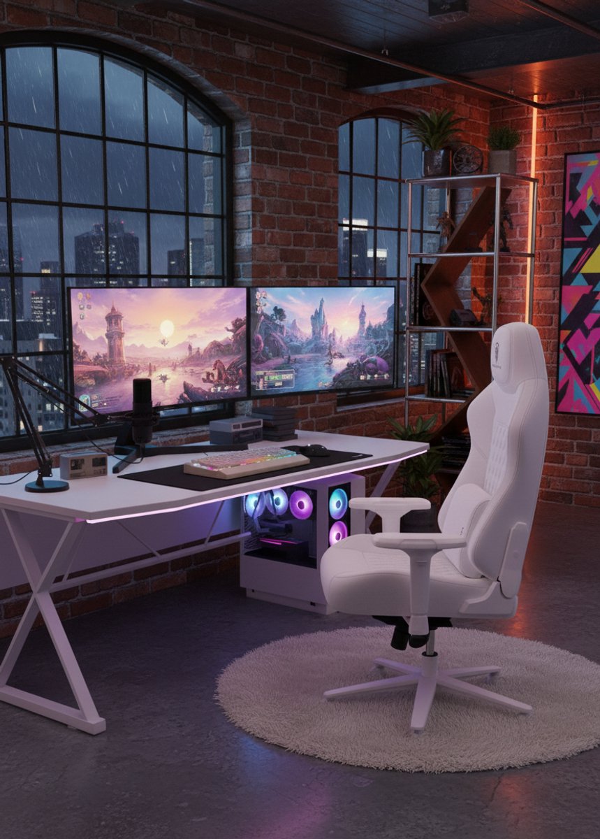 Gaming Ergonomische XXL Stoel - Luxe Met 4D Armleuningen - afbeelding 3