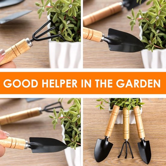 6-delige Mini Tuingereedschapset voor Potten en Kleine Tuinwerkzaamheden — afbeelding 4