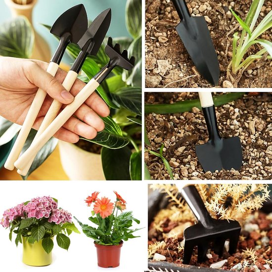6-delige Mini Tuingereedschapset voor Potten en Kleine Tuinwerkzaamheden — afbeelding 3