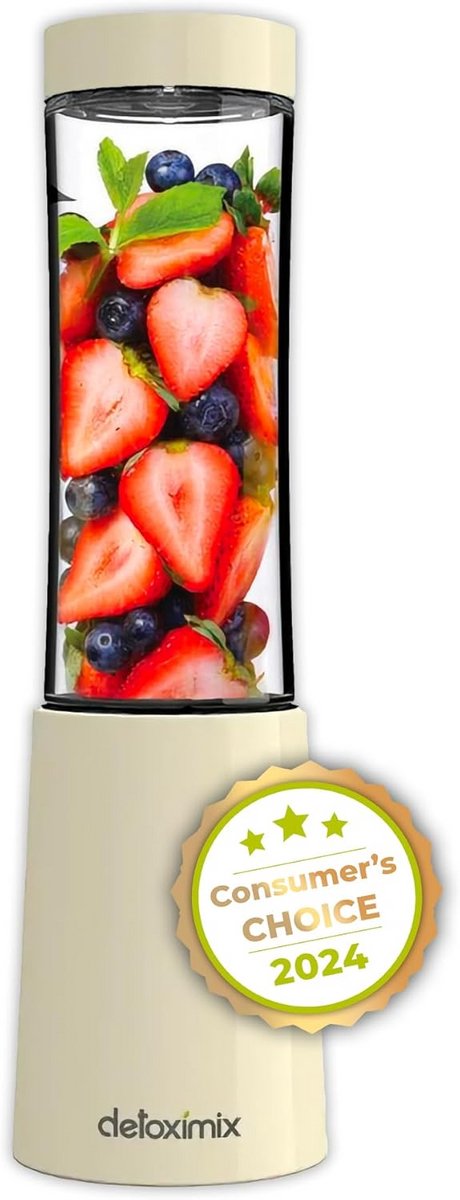 Compacte Smoothie Blender 150W - Persoonlijke Mixer voor Smoothies en Milkshakes