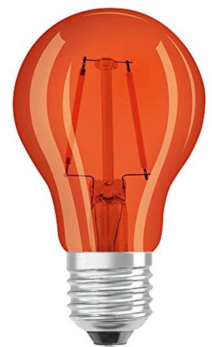 LED Lamp E27 - Oranje 1500K - 2,50W - Energie-efficiëntieklasse A+