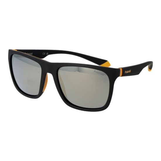 Polaroid PLD 2141/S BLACK YELLOW/GOLD 57/18/140 Unisex Zonnebrillen van Polaroid — afbeelding 5