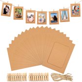 Houten prinsessenspiegel - 23 stuks doe-het-zelf handwerkset voor