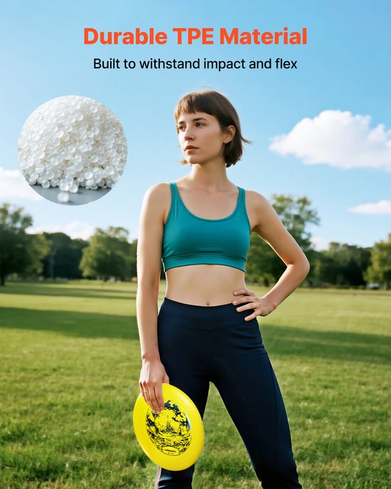 Discgolfset, 5-Delige Vliegende Schijven voor Beginners, Startset voor Volledige Lichaamsoefening, Inclusief Putter, Middenbereik, Driver, Minimarker, Geschikt voor Buitengebruik In Achtertuinen, Gazons En Stranden, Pdga-Gecertificeerd — afbeelding 4