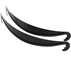 Universele Warming Rails voor Barbecue & Skottelbraai - Zwart