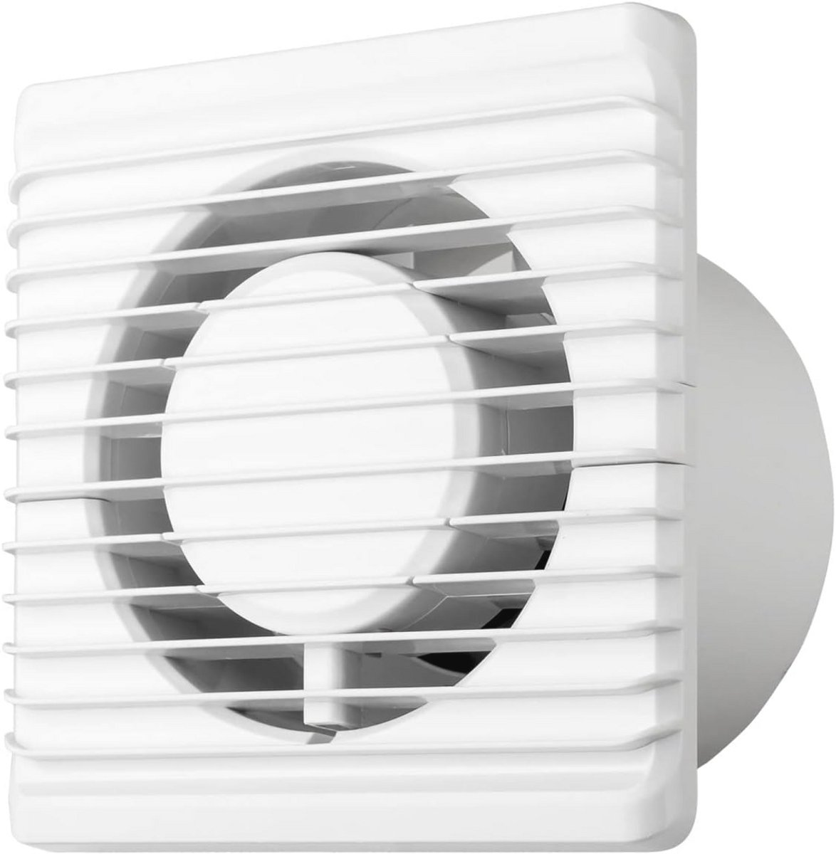 Stille Badkamerventilator Ø 100 mm - Laag Energieverbruik voor Badkamers en Keukens