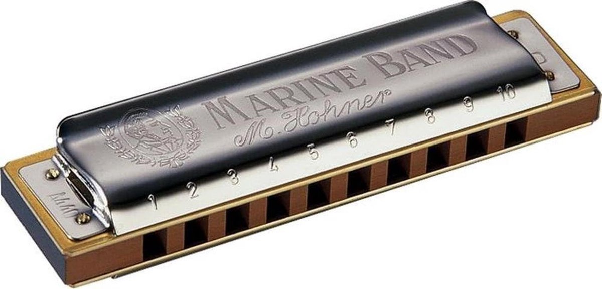Harmonica Navy Band in D - Perfect voor Blues, Folk en Country