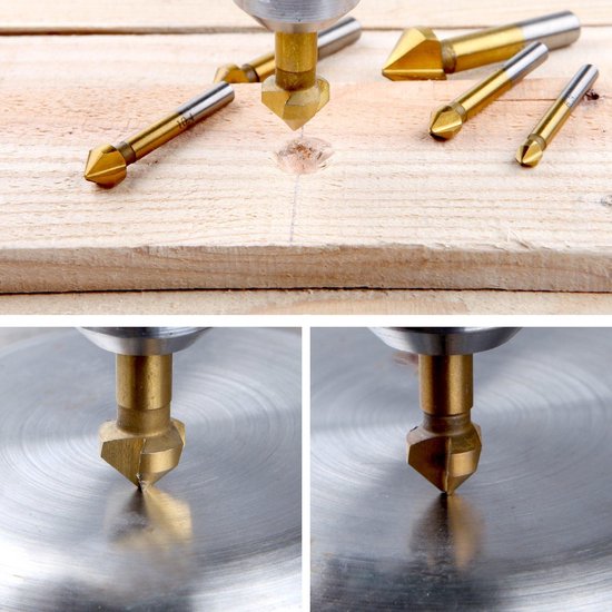 All4You - HSS verzinkboor voor metaal, hout en titanium - 90