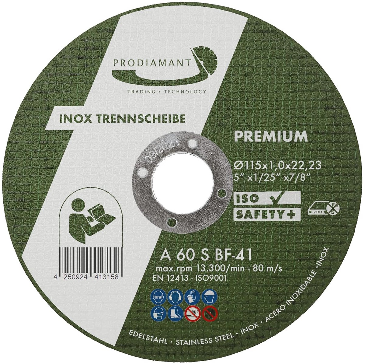 50x Doorslijpschijven 115 mm x 1 mm voor Metaal, Staal en RVS | Nauwkeurig en Snel Snijden