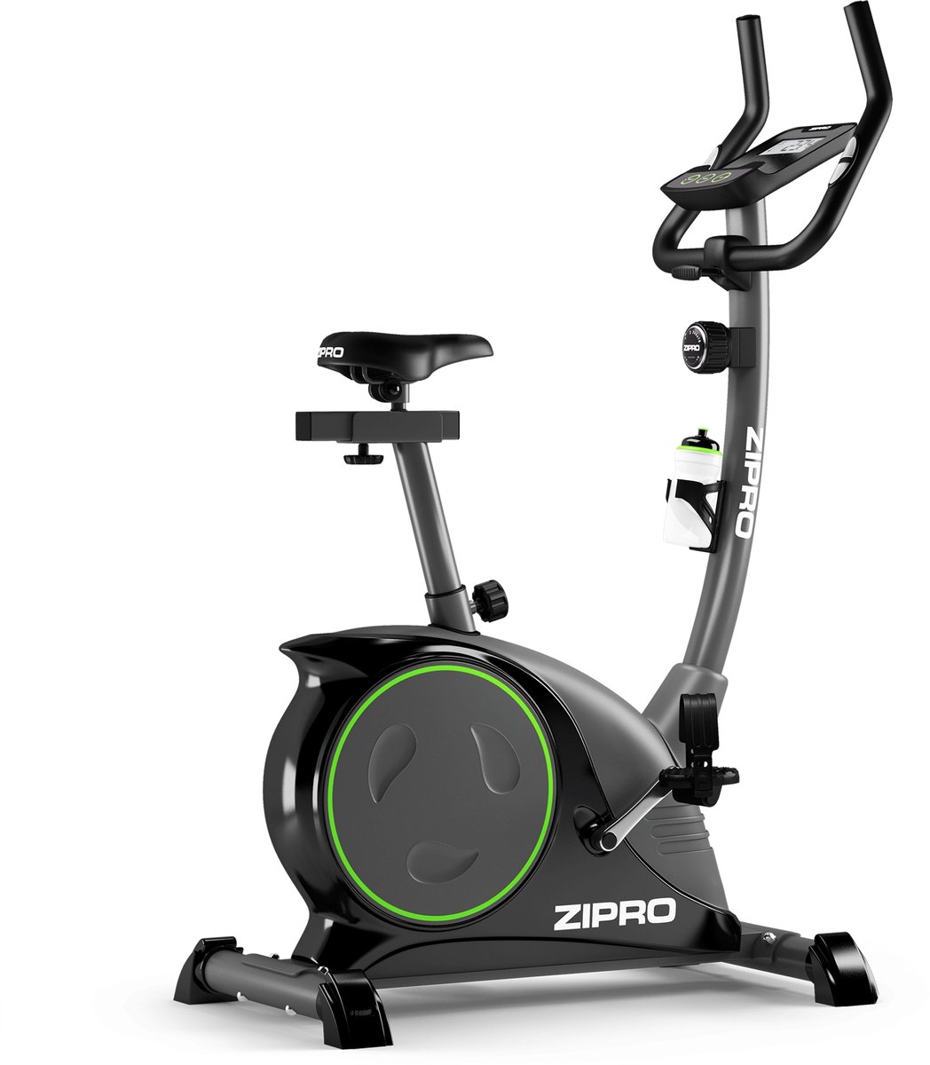 Zipro Nitro Magnetische fitnessfiets voor volwassenen, tot 150 kg, zwart, één maat, eenheidsmaat