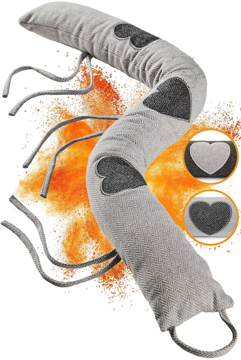 IMPERATORIS® Tochtstrip - Zelfklevende Tochtband - Isolatietape voor Ramen en Deuren - Bescherming Tegen Kou en Geluid - 90 cm - Grijs