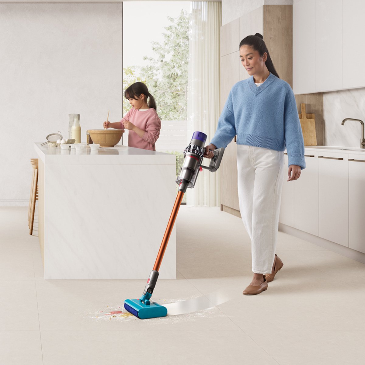 Dyson V10 Cyclone Submarine - Steelstofzuiger met dweilfunctie - Koper - 150 Air Watts - Lange batterijduur — afbeelding 5