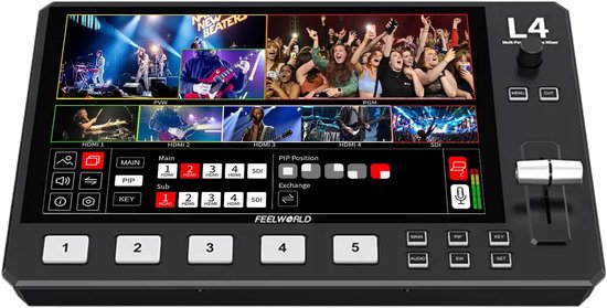 Professionele Video Mixer Switch met 10.1