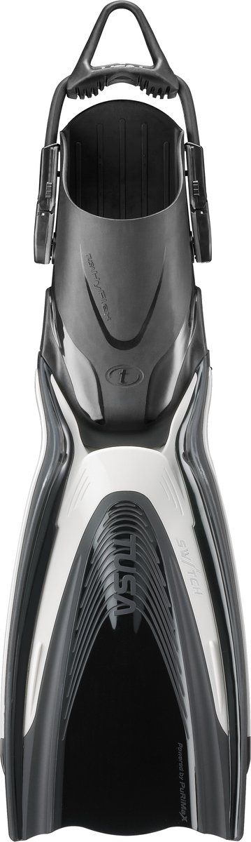 TUSA Hyflex Switch Duikvinnen - High-Performance zwemvinnen met efficiënte krachtoverdracht - Zwart/Wit - Maat M (40–44) - (26–28 cm) - SF-0104 M W