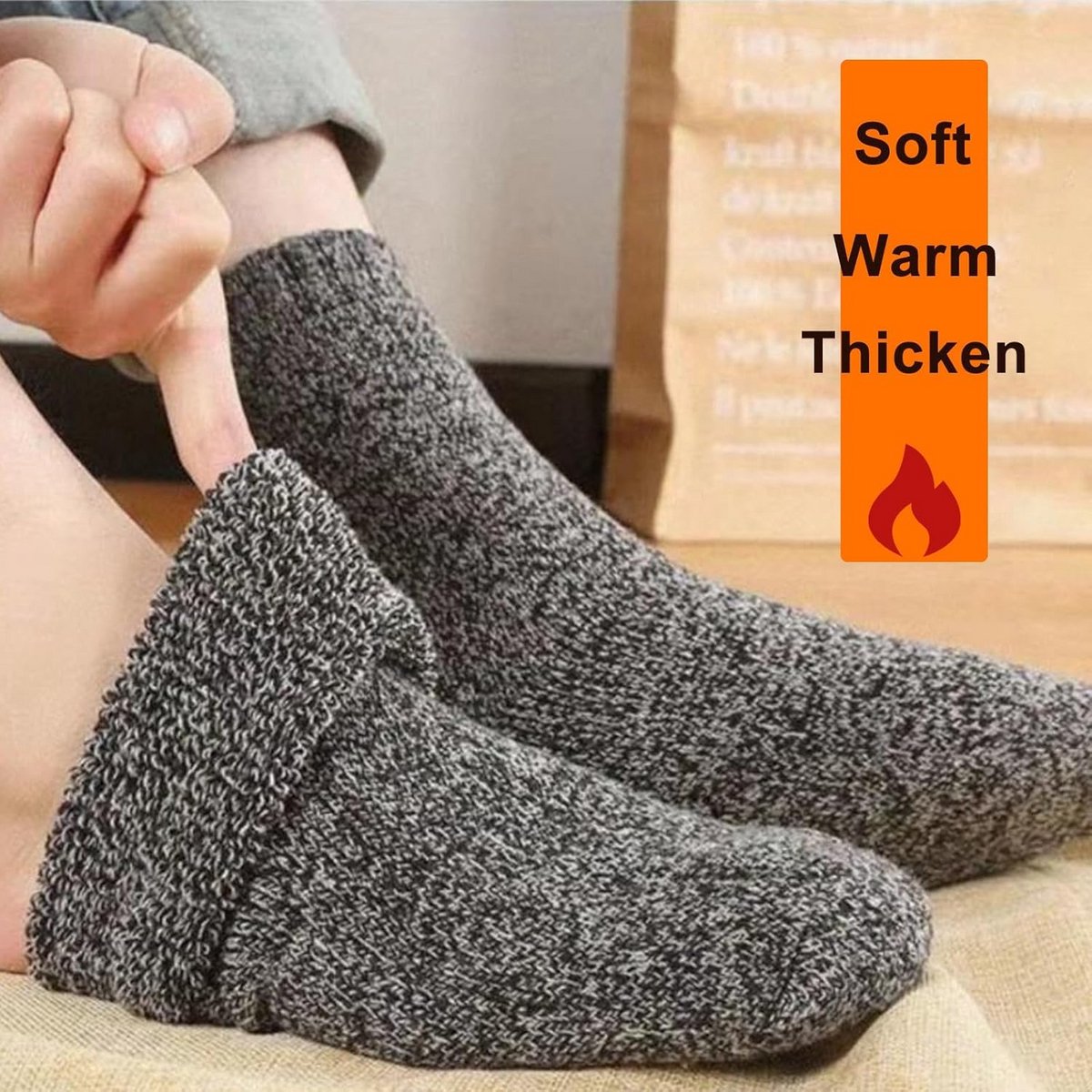 Thermische Sokken Dames - Dikke en Kleurrijke Winter Sokken, Maat 35-42