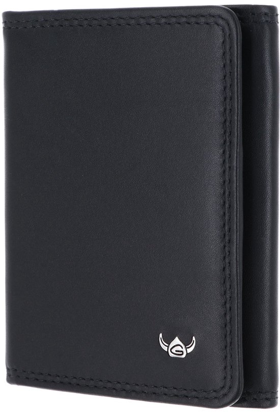 Golden Head Cuir étui pour carte de crédit Polo RFID Protect Minischeintasche 1012 Schwarz noir