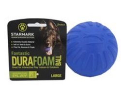 Starmark Fantastic Durafoam Bal – Blauw L (9 cm)