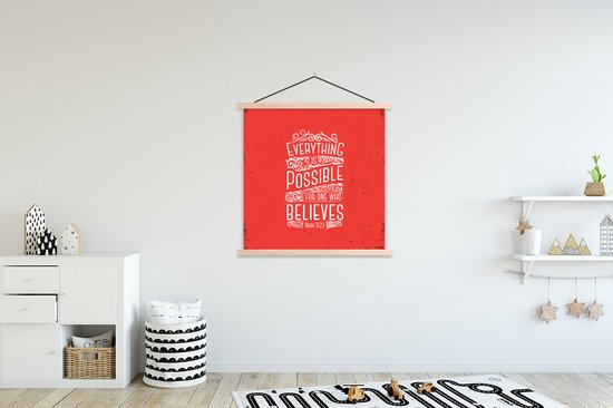 Affiche scolaire - Vintage - Texte - Design - 120x120 cm - Lattes vierges