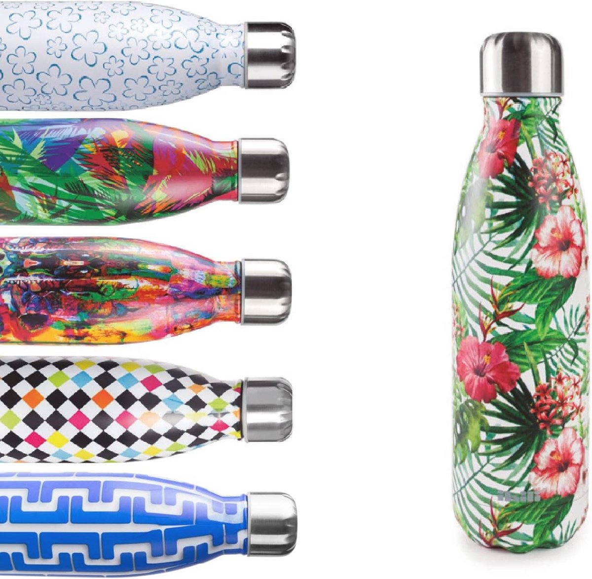 Luxe Thermosfles 500 ml - Dubbelwandig RVS, Herbruikbaar