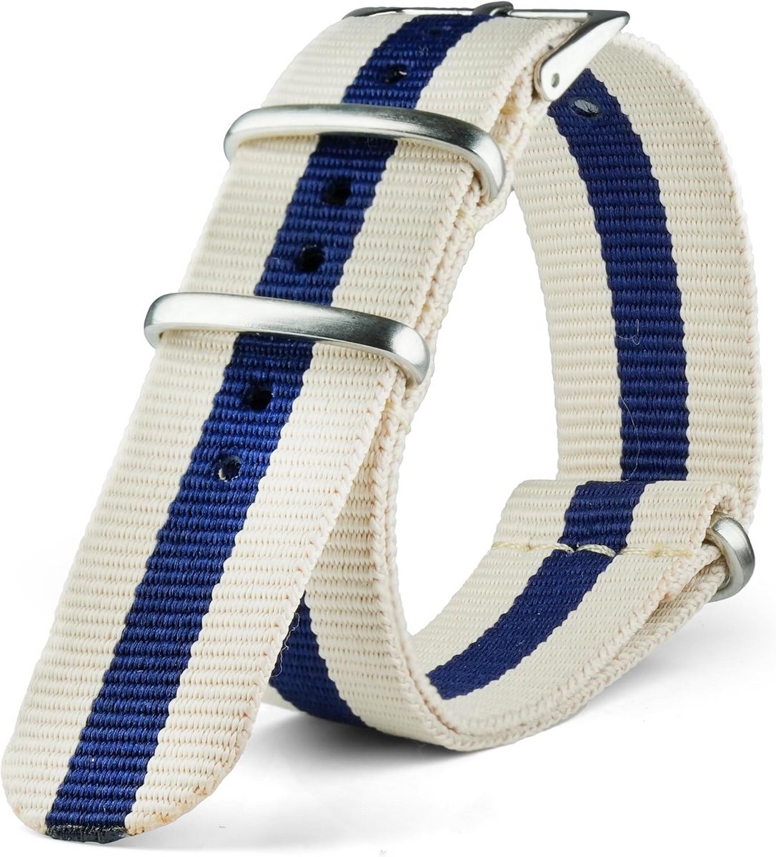 Nylon NATO Horlogeband G10 Militaire Stijl - Diverse Maten 18mm t-m 24mm - Parachutistenband voor Heren Dames